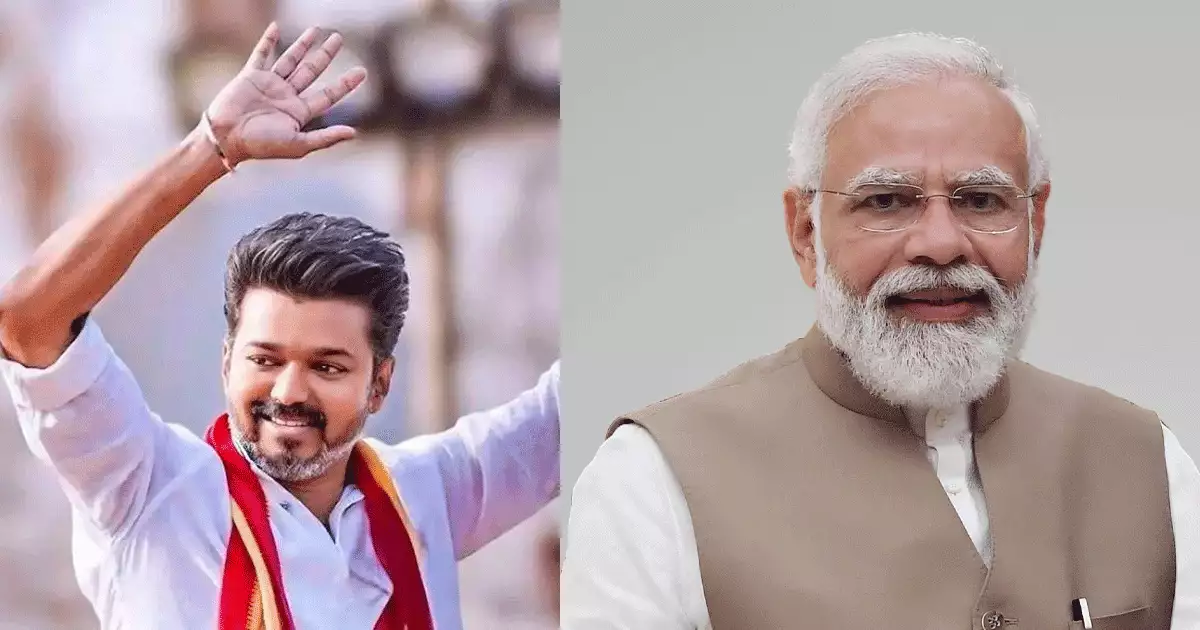 തമിഴ്നാട് വിജയം: വിജയിക്കും ടി.വി.കെയ്ക്കും അഭിനന്ദനവുമായി പ്രധാനമന്ത്രി
