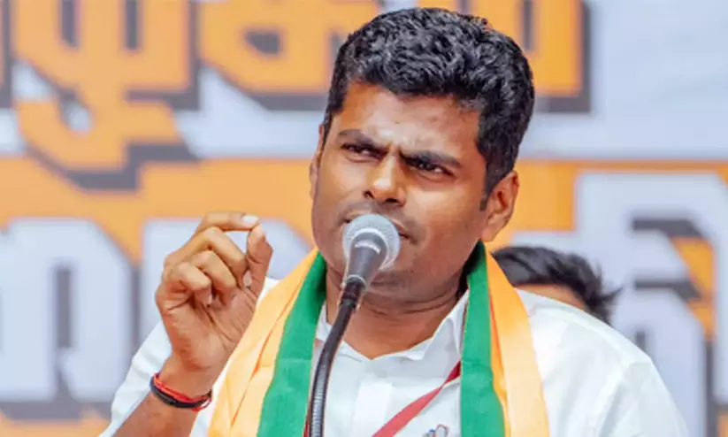 അണ്ണാമലൈ ബി.ജെ.പിയിൽനിന്ന് രാജിവെച്ചതായി റിപ്പോർട്ട്